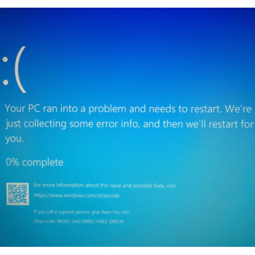 Ошибка whea_uncorrectable_error