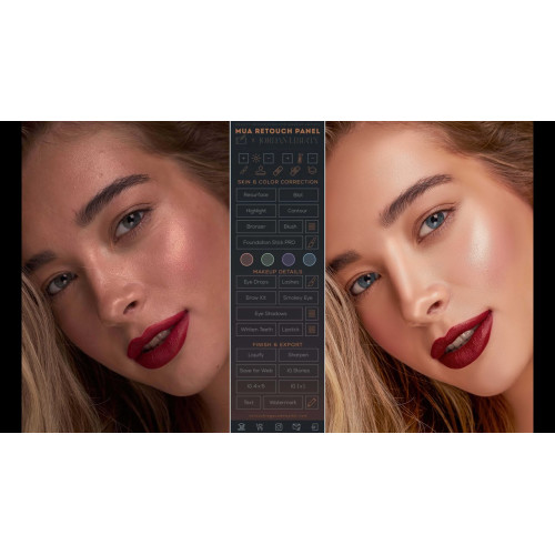 Установка MUA Retouch Panel