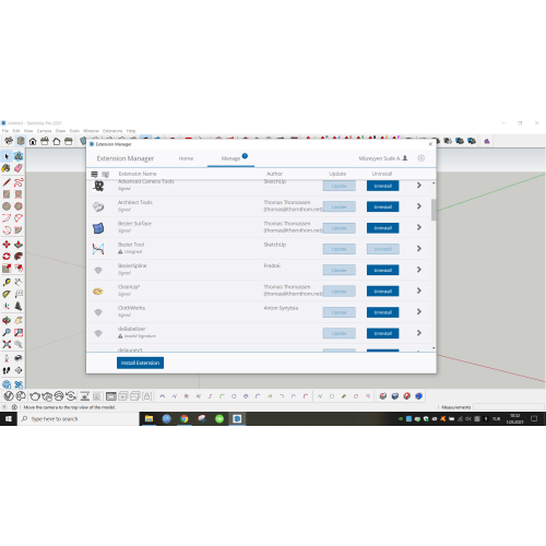 Встановлення плагіну Thea Render для SketchUp
