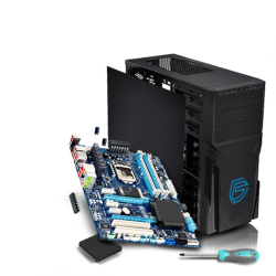 Ремонт материнской платы компьютера с заменой микросхем